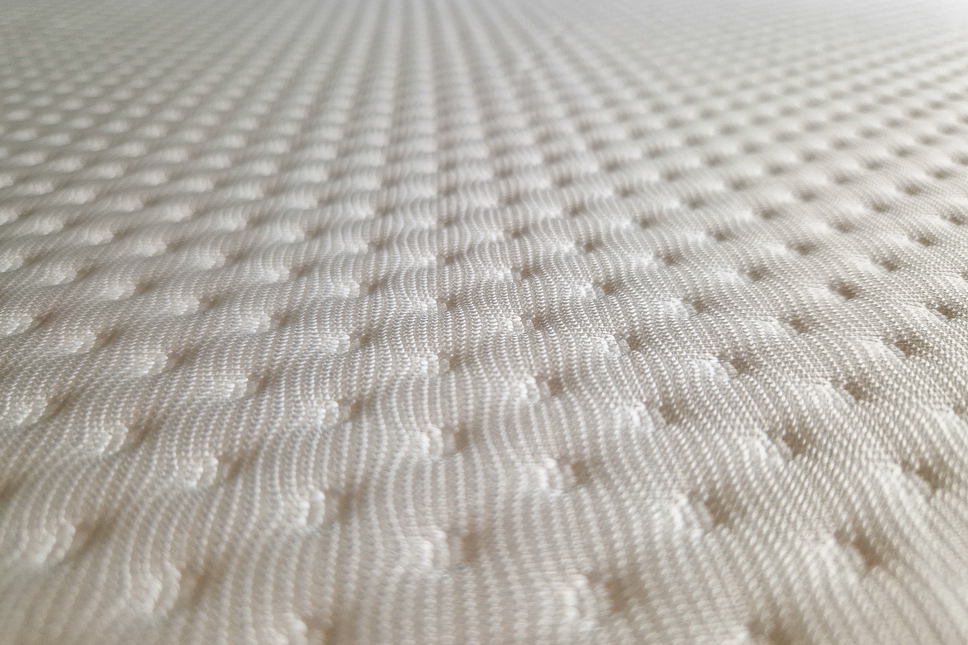 Hypnia mattress topper cover close up